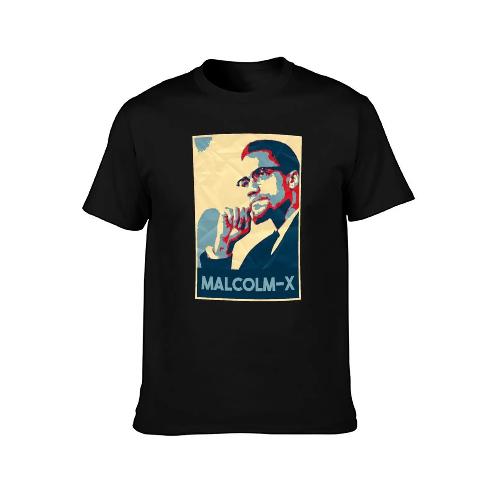 Malcolm-X Black History Month T-Shirt Stylish Graphic Short Sleeve Top T-Shirt