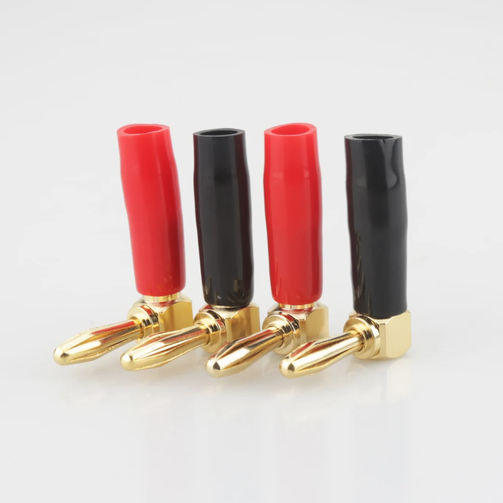 8 шт. прямоугольный 4 мм штекер типа «банан», аудиокабель для динамика, разъем типа Z BFA, Банановый штекер Hi-Fi