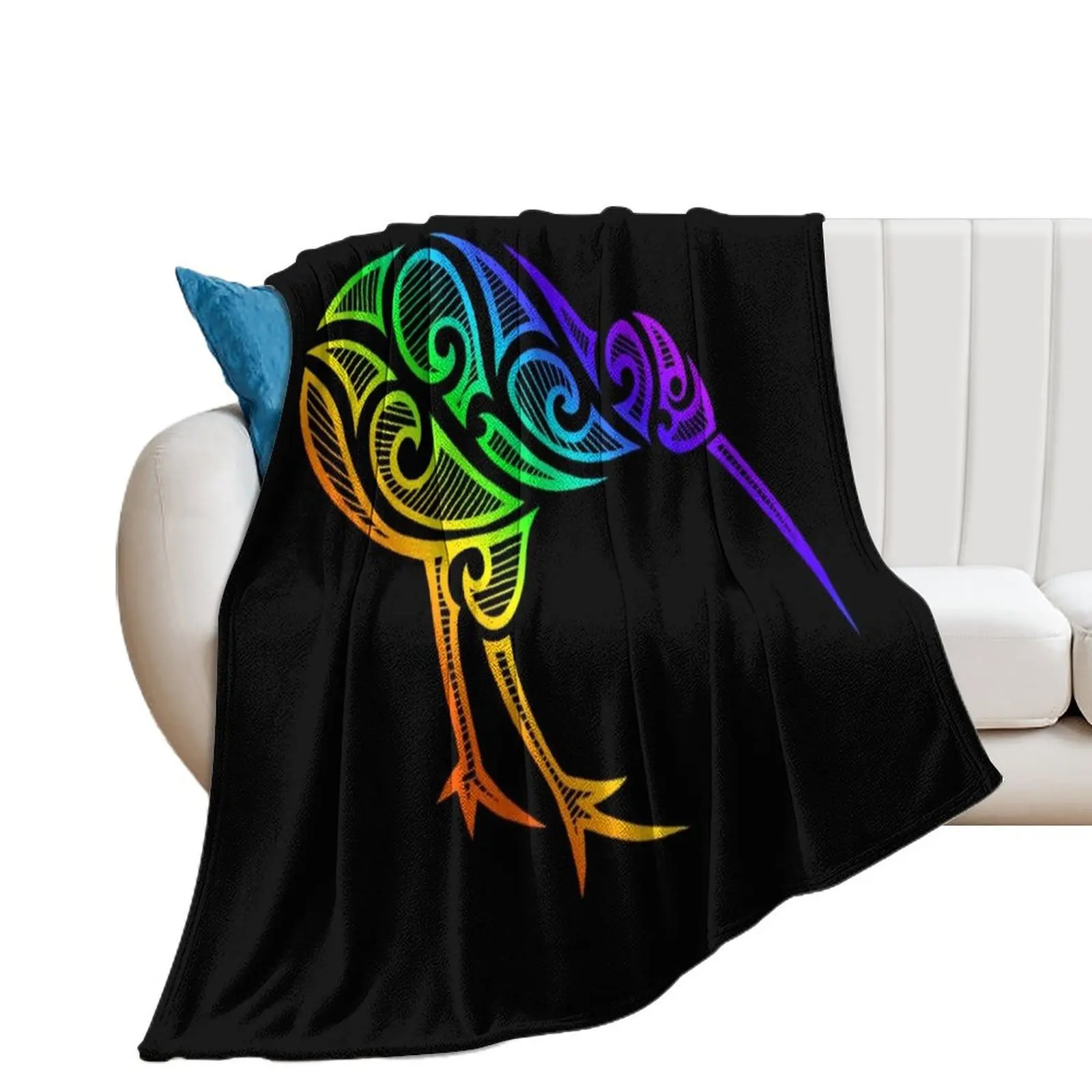 Maori kiwi bird Throw Blanket Personalized Gift Sofa Quilt for sofa Blankets