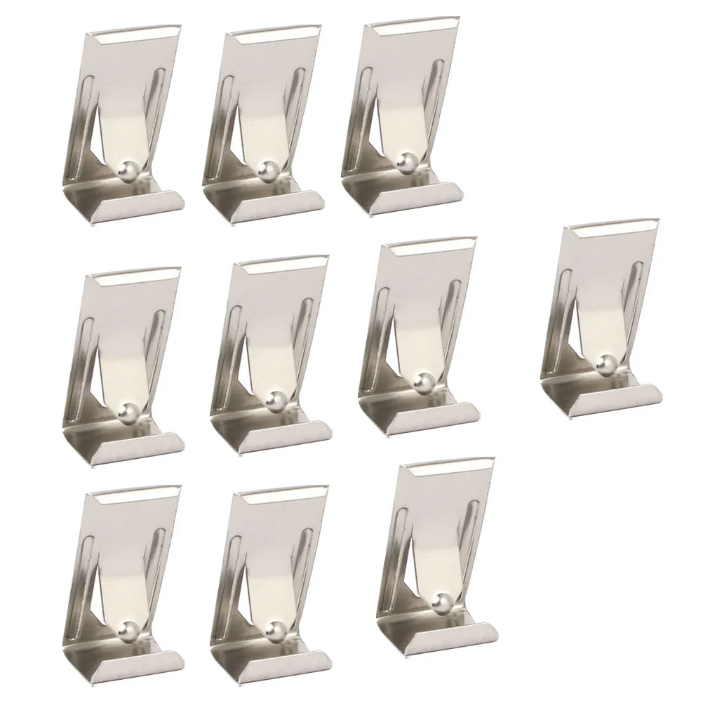 

50 Pcs Photo Frame Accessories Hook Spring Turn Clip Shrapnel Picture Iron Hanging