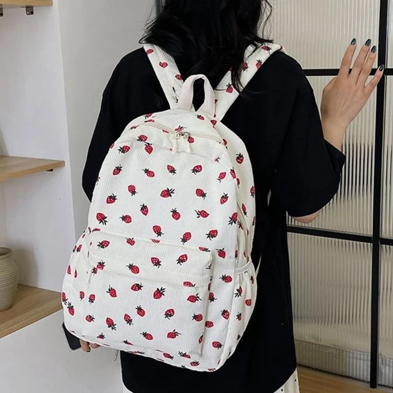 R1we Women Backpack Girl Laptop Rucksack Studentenschule Rucksack ästhetischer Rucksack