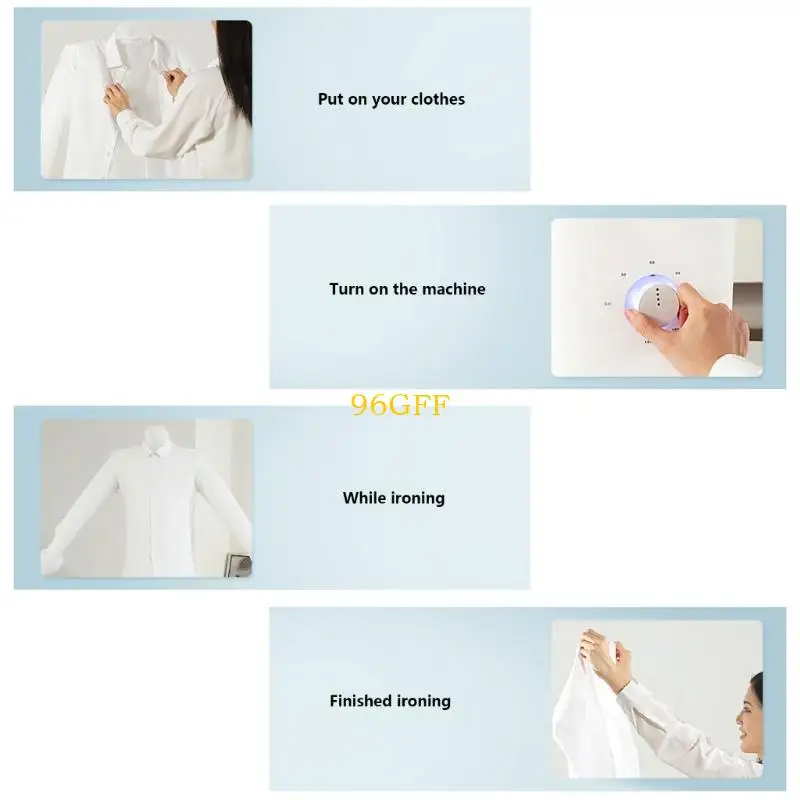 96GF Human Shaped Clothing Steamer Hanging Ironing Machine For Daily Use