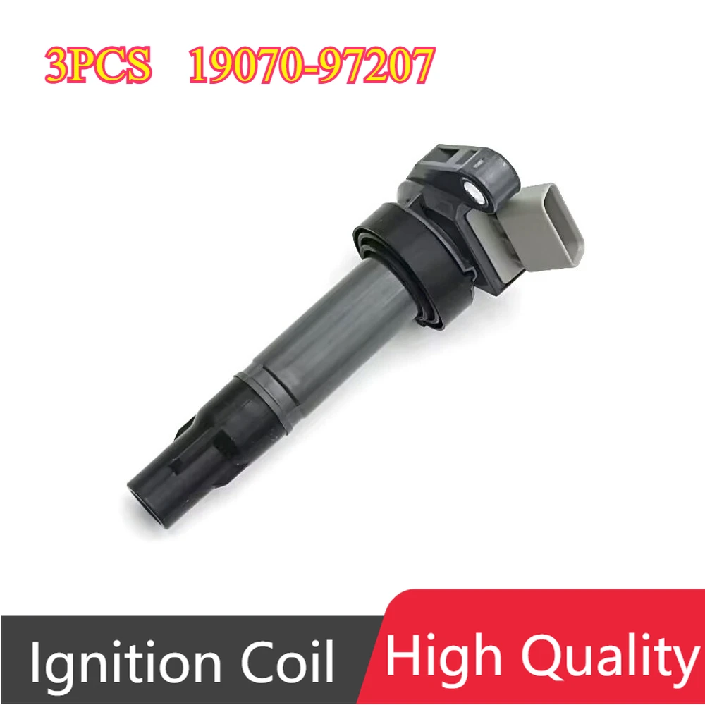 

3Pcs 19070-97207 1907097207 Ignition Coil For DAIHATSU MAX Mira Gino Move Tanto 2000-2007 Car Accessories