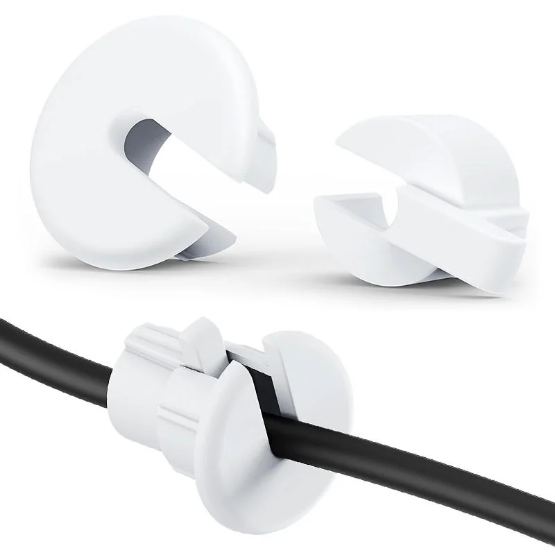 Snap On Wall Bushing, Ethernet Cable Feed for 1 Inch Hole Starlink Routing