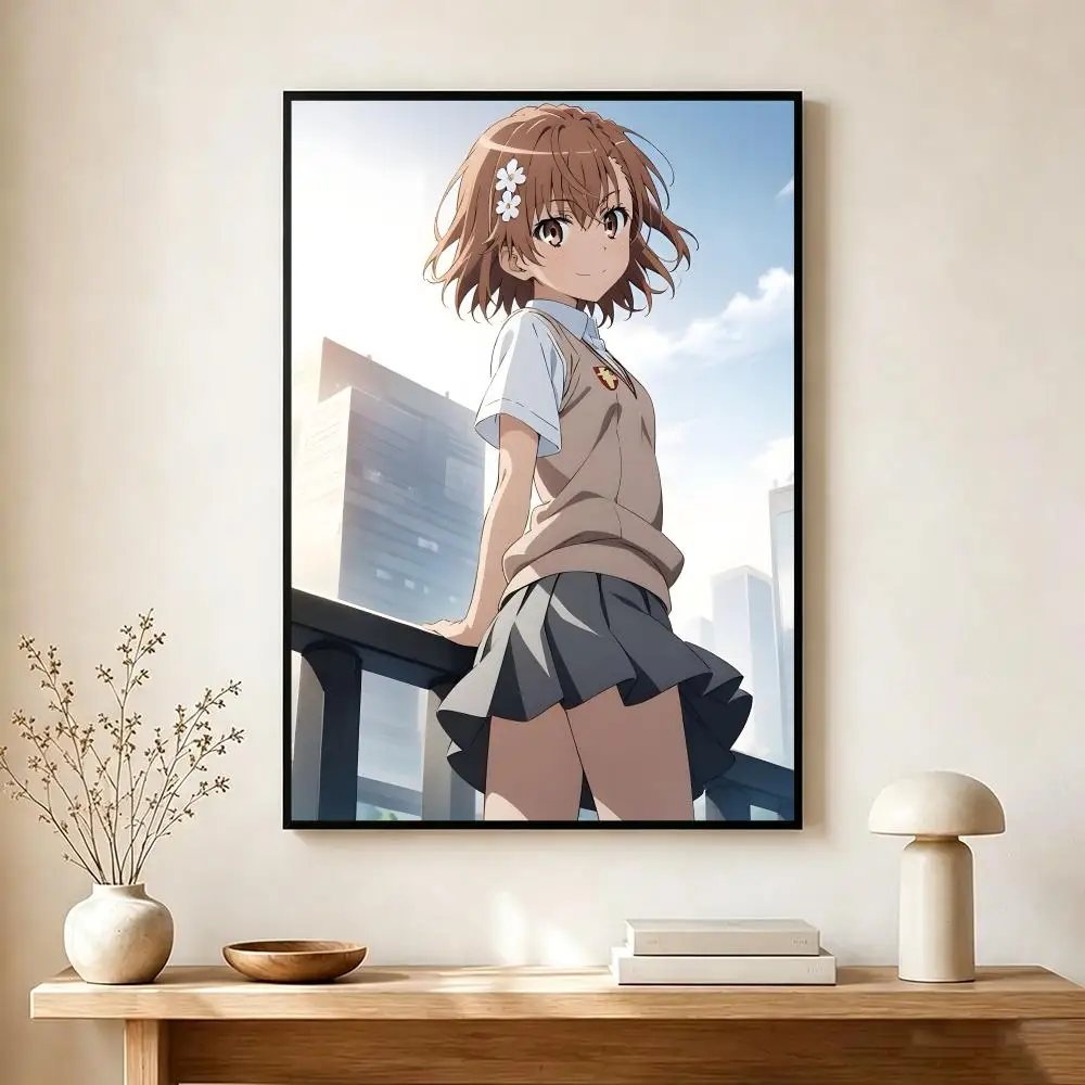 Sci-Fi Anime A-A Certain Scientific Railgun Poster Wall Art Print Decorative Mural Home Decor Gift Unframed