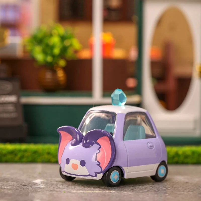 Cute Private Car Series POPCAR BOBO COCO DUCKOO VIVICat Bunny Yuki Labubu Pucky Lovely Gifts for Kids Action Figure Doll Toys