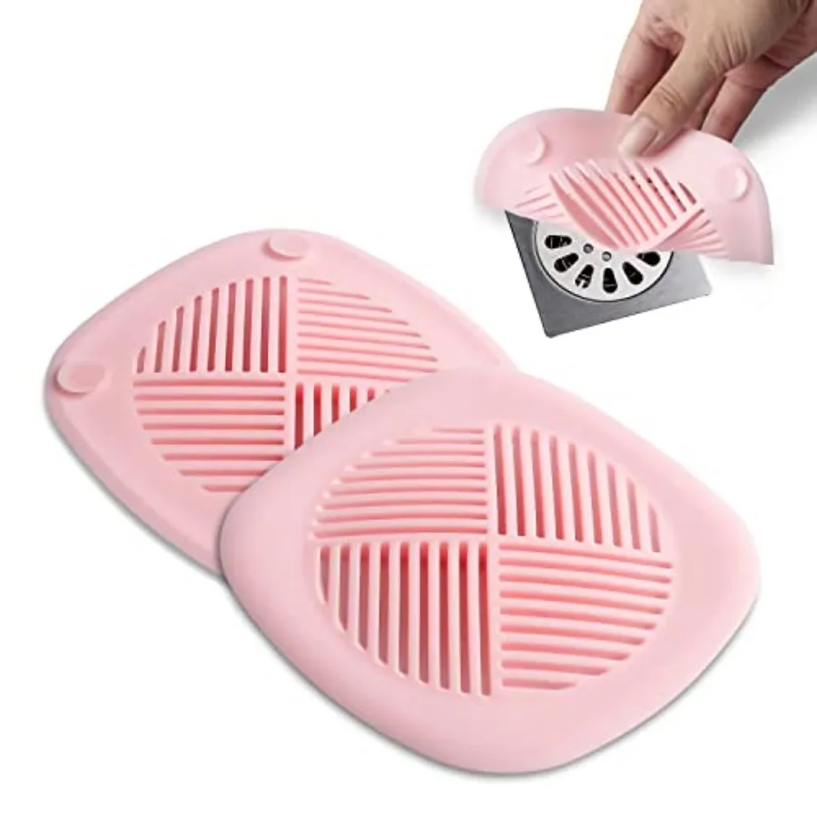 

Hair Catcher Shower Drain Cover Sturdy Silicone 5.5 Inches Bathroom Accessories Drain Plug Drain Protector Hair Stopper for Kit
