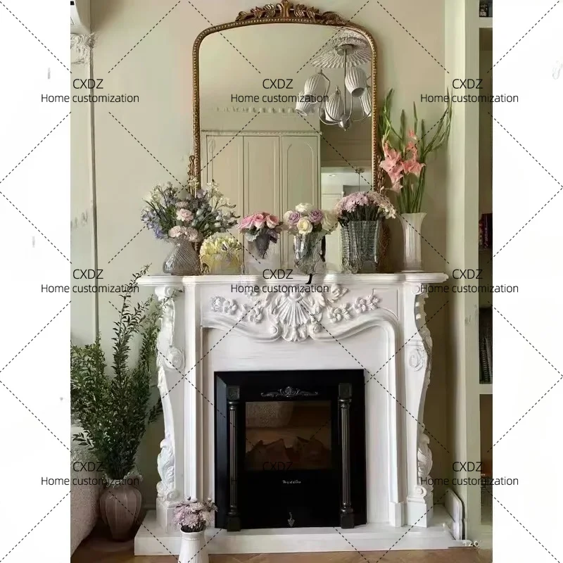 XX Marble carved fireplace,  relief,  sculpture decorative cabinet, white marble stone fireplace