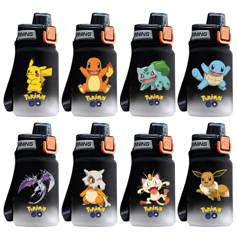 

Pokemon Water Cup Pikachu Mewtwo Charizard Anime Portable Children Cute Cartoon Outdoor Sports Large Capacity Water Bottle Gifts