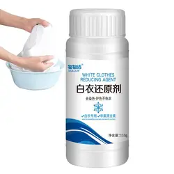 Clothes Whitener Clothes Brightener High Efficiency Enzyme Odor Removal Stain Remover for White Shirt Dress Sheets White Fabric