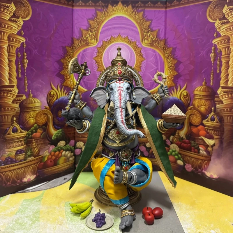 

Brand New In Stock 1/12 6inches Four Horsemen Studio Mythic Legions Elephant God Action Figure Figura Obscura Ganesha