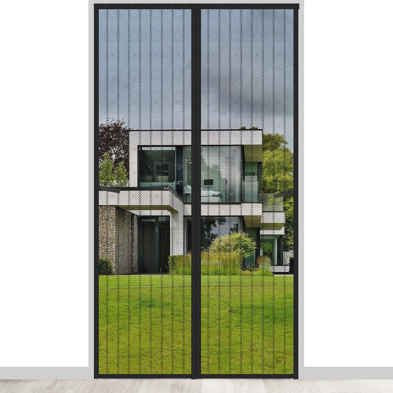 Magnetic Fly Screen Door 100 X 210 Cm Anti Mosquito Door Mesh Fly Curtain No Drilling Keep Bugs Out Lets For Children s Room