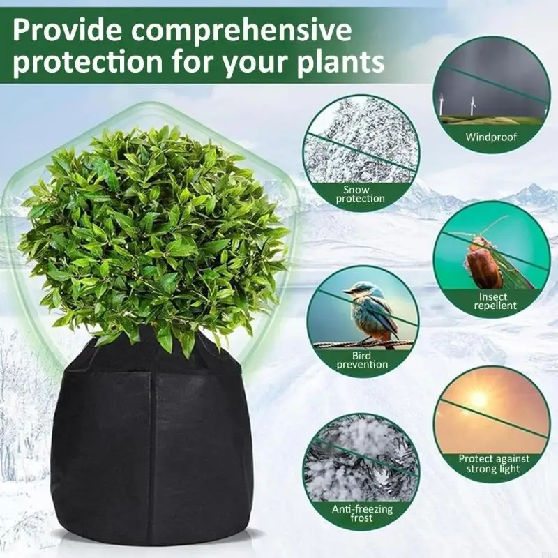 

Набор из 2 зимних навесов для растений со шнуром и направляющей для ледовой безопасности