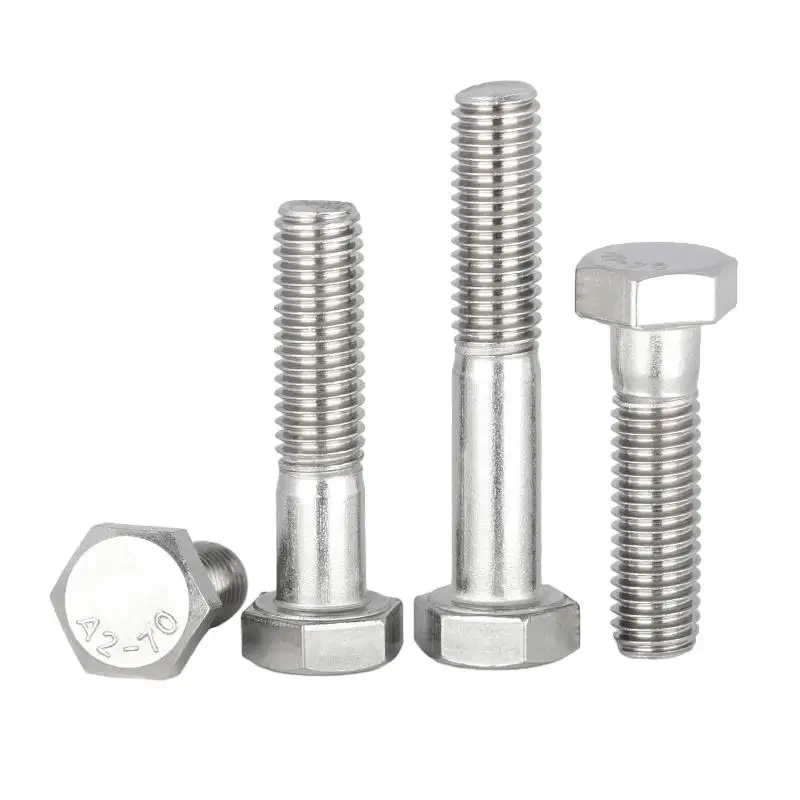 M6 M8 M10 M12 Partially Half Thread External Hex Head Screw Outside Hexagon Bolt DIN931 304 Stainless Steel