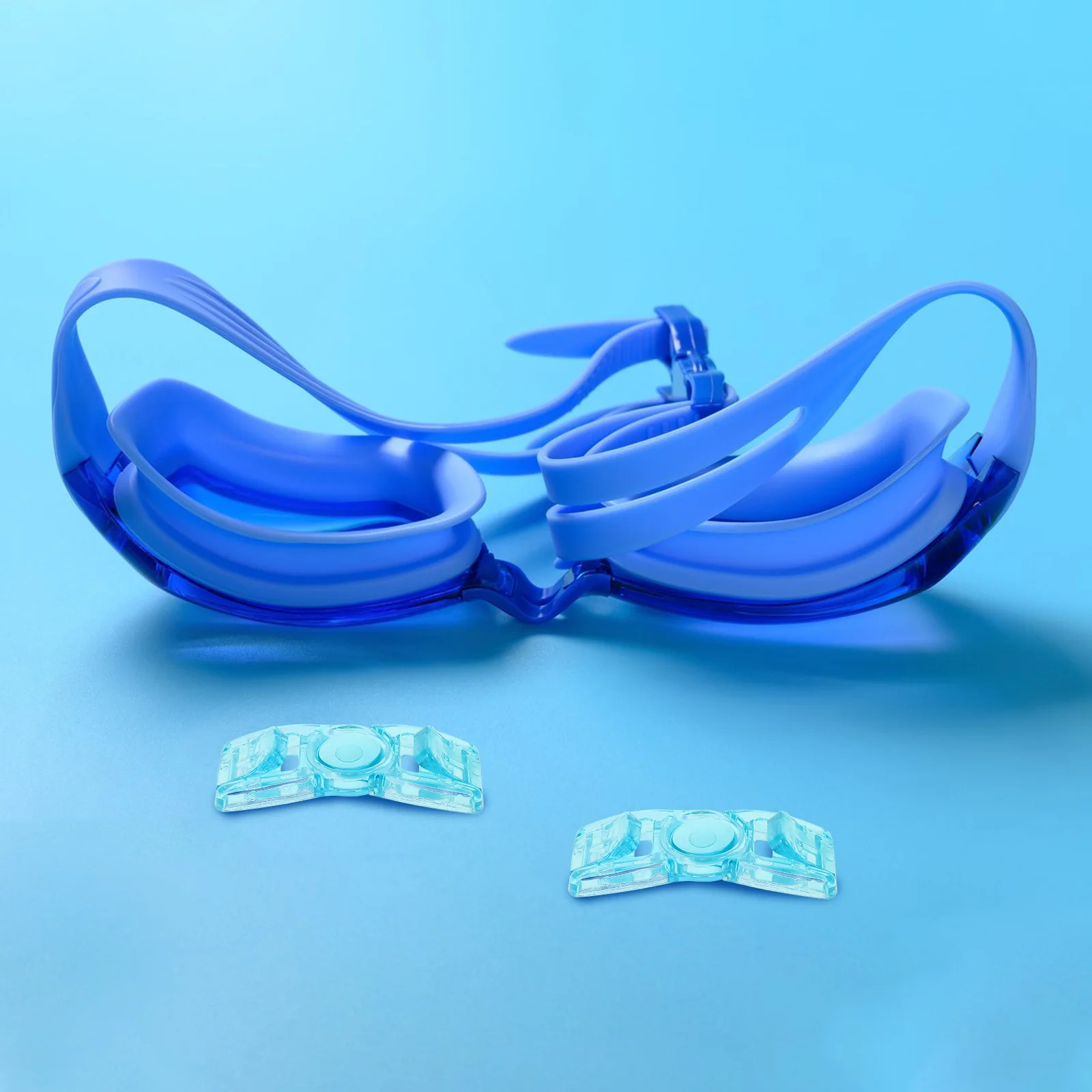 

4Pcs Durable Swim Goggles Buckles Easy Clip on Mechanism for Reliable and Stable Fit in Pools Goggles Connector