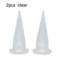 2 piezas transparentes