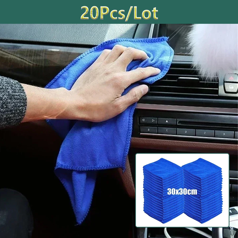 

30x30 см полотенце для чистки автомобиля, мягкая микрофибра, уход за автомобилем, полировка, многофункциональные салфетки для чистки дома, салона красоты, парикмахерской