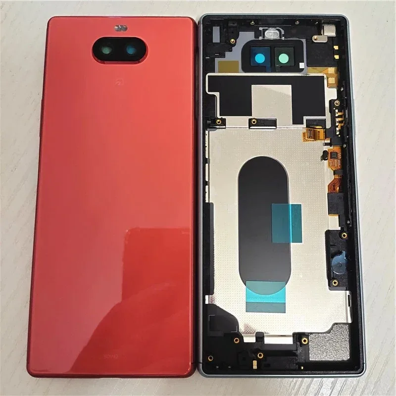 غطاء غطاء لهاتف Sony Xperia 8 غطاء خلفي مع استبدال عدسة الكاميرا #1