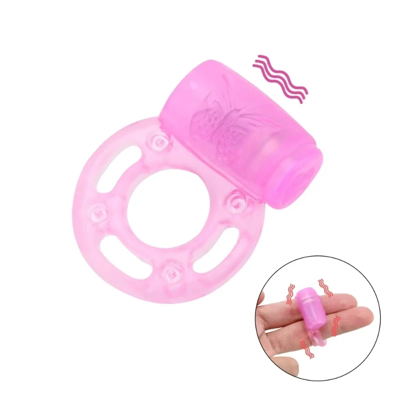 Cockring Vibrator Vibrerende Clitoris Stimulator Sterke Penis Rechtop Ringen Erectie Verbeteren Sex Vermogen Product Speeltjes Voor Mannen