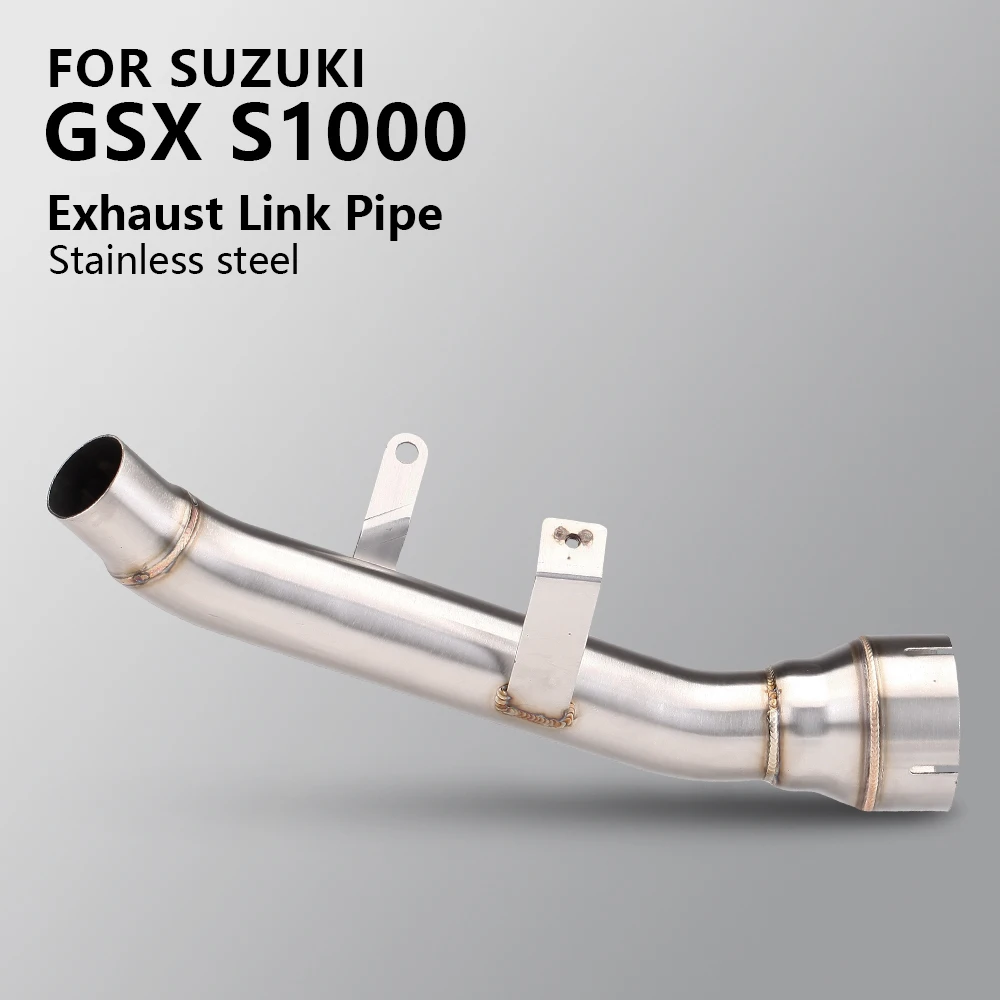 Motorcycle Exhaust System Modified Mid Section Connect Original Exhaust Muffler Middle Link Pipe For Suzuki GSXS1000 GSX S1000