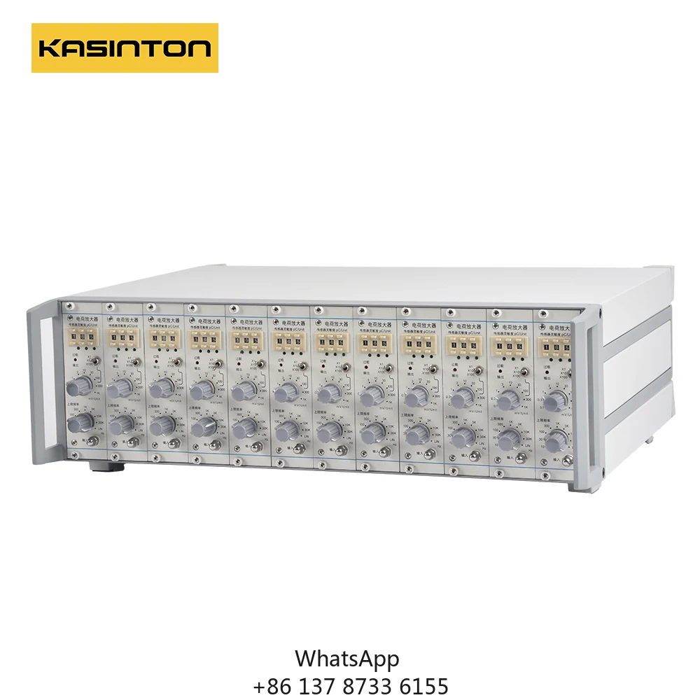 

JSDPE12YS Piezoelectric Signal Amplifier Compact Design Wide Frequency Range Overload Protection Charge Amplifier