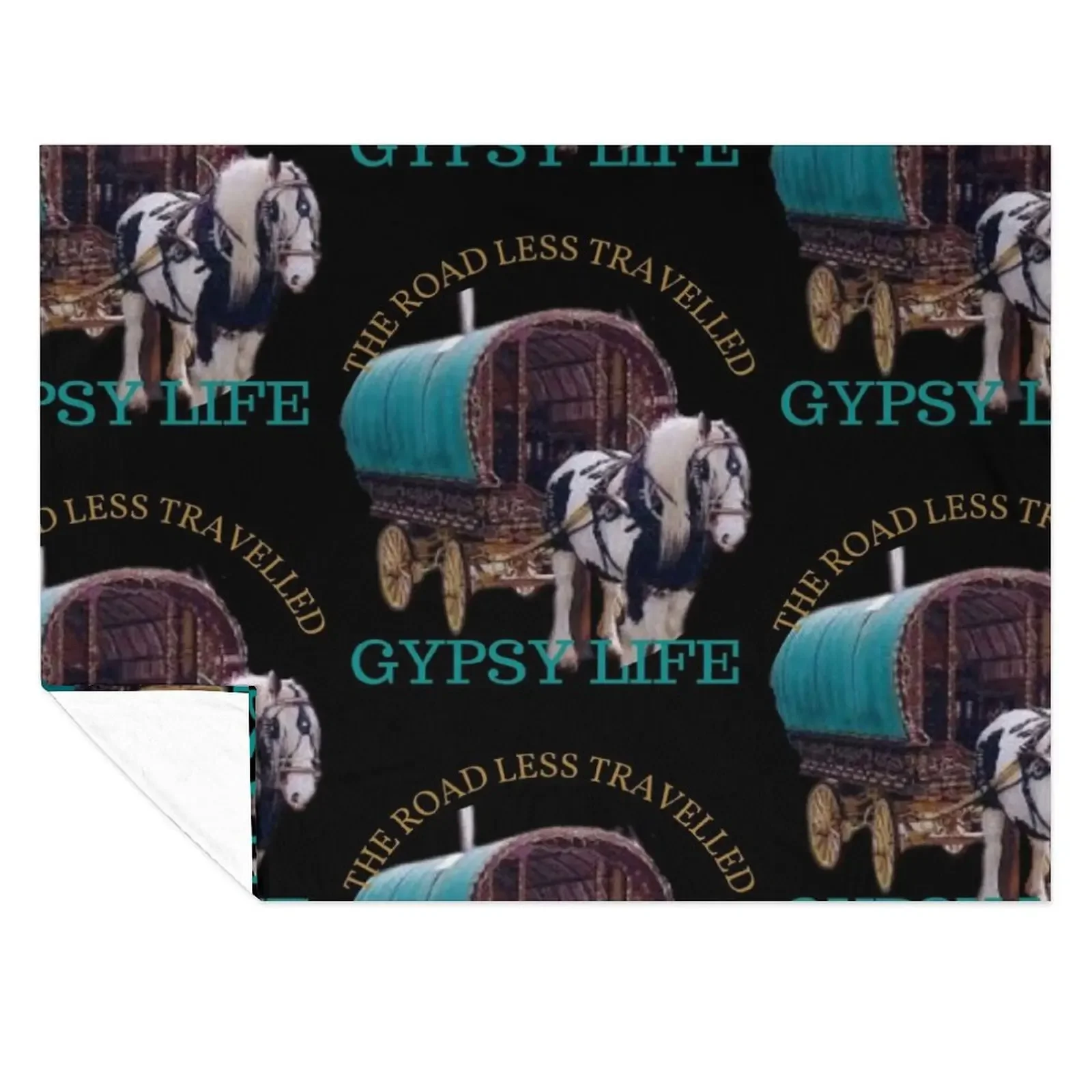 

GYPSY CARAVAN , Throw Blanket Quilt Bed covers Beautifuls Luxury St Blankets