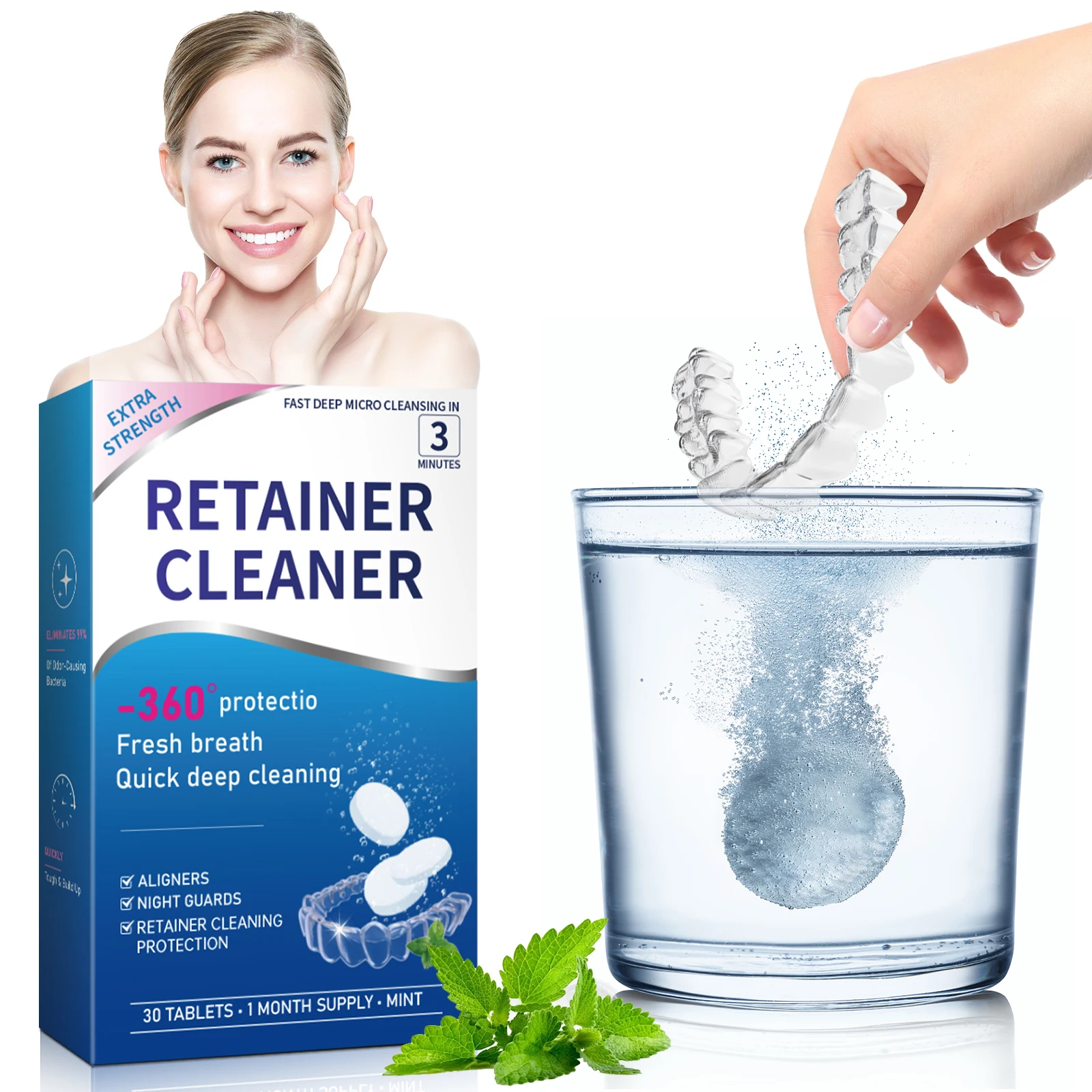 

30-рывной фиксатор протезов, очищающие таблетки для чистки зубных протезов, стоматологическая техника, удаляет неприятные запахи, обесцвечивание пятен на зубном камне