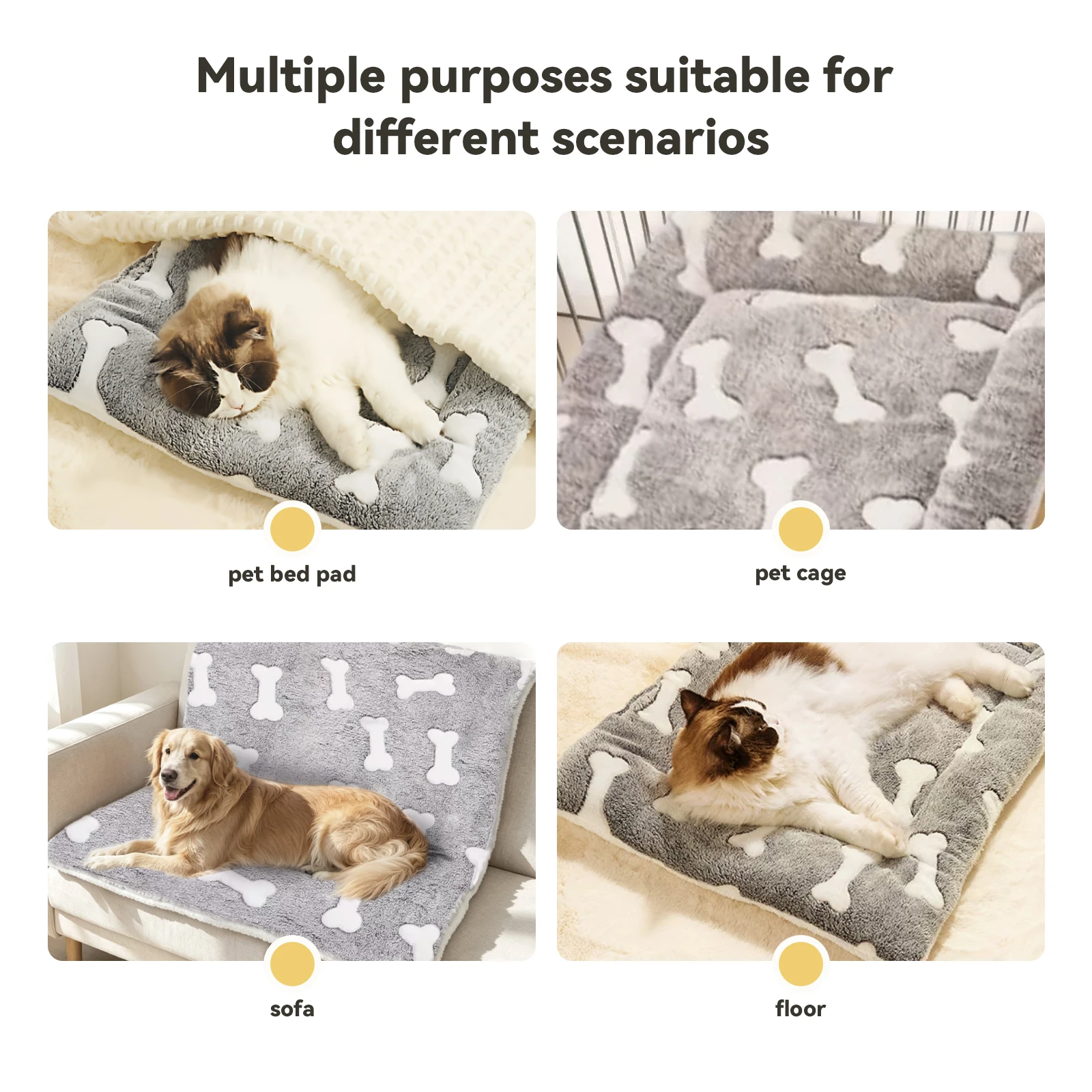 Materasso per Animali in Polie - Calming Dog Bed recensione e prezzo