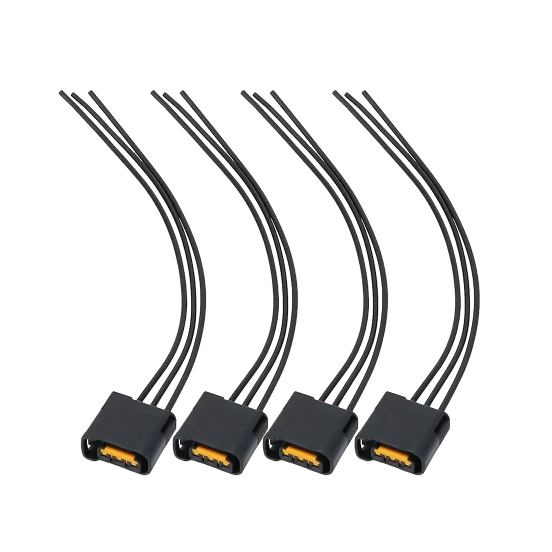4pcs Ignition Coil Connector Plug Fit For Subaru Tribeca Outback Legacy Forester Impreza Saab 9-2X Aero