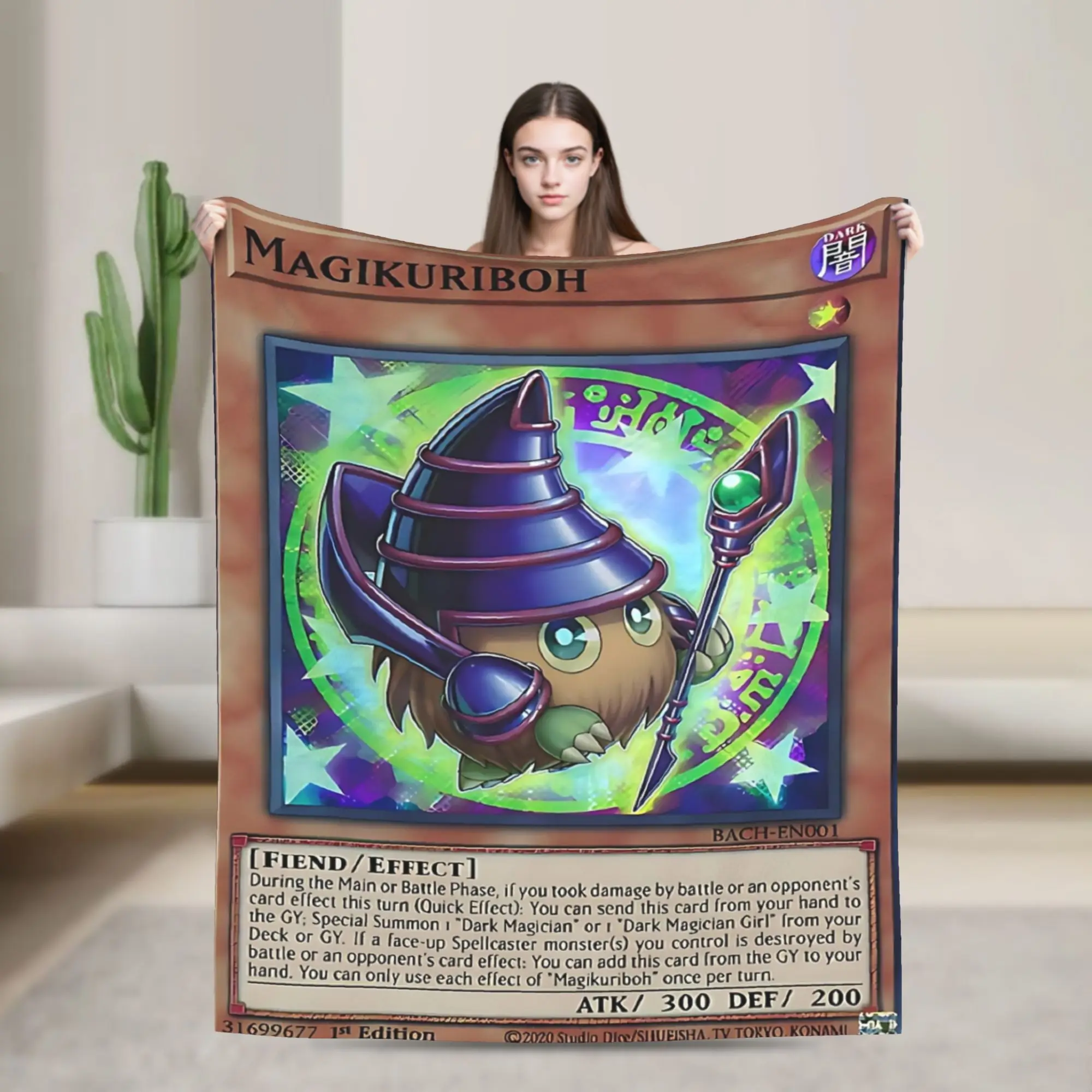 Yu-Gi-Oh Magikuriboh  Throw Blanket for Couch  Soft Cozy Plush Blanket 50x60 Inch Multi-size Bedspreads for All Seasons