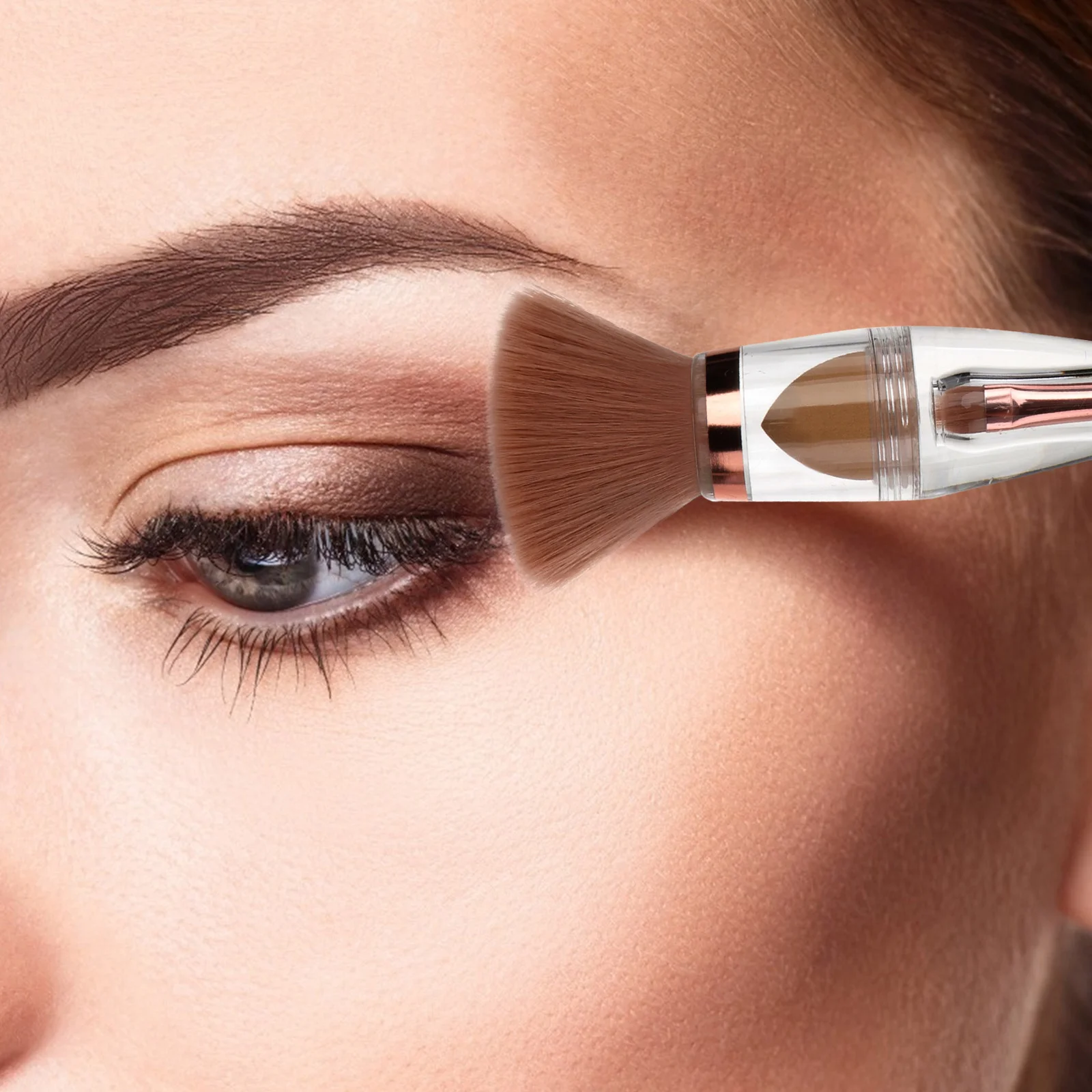 1 ชุดแปรงแต่งหน้าแบบรวม ทนทาน ชุดแปรงพกพาสะดวก อุปกรณ์แต่งหน้าที่ใช้งานได้จริง เครื่องสำอาง