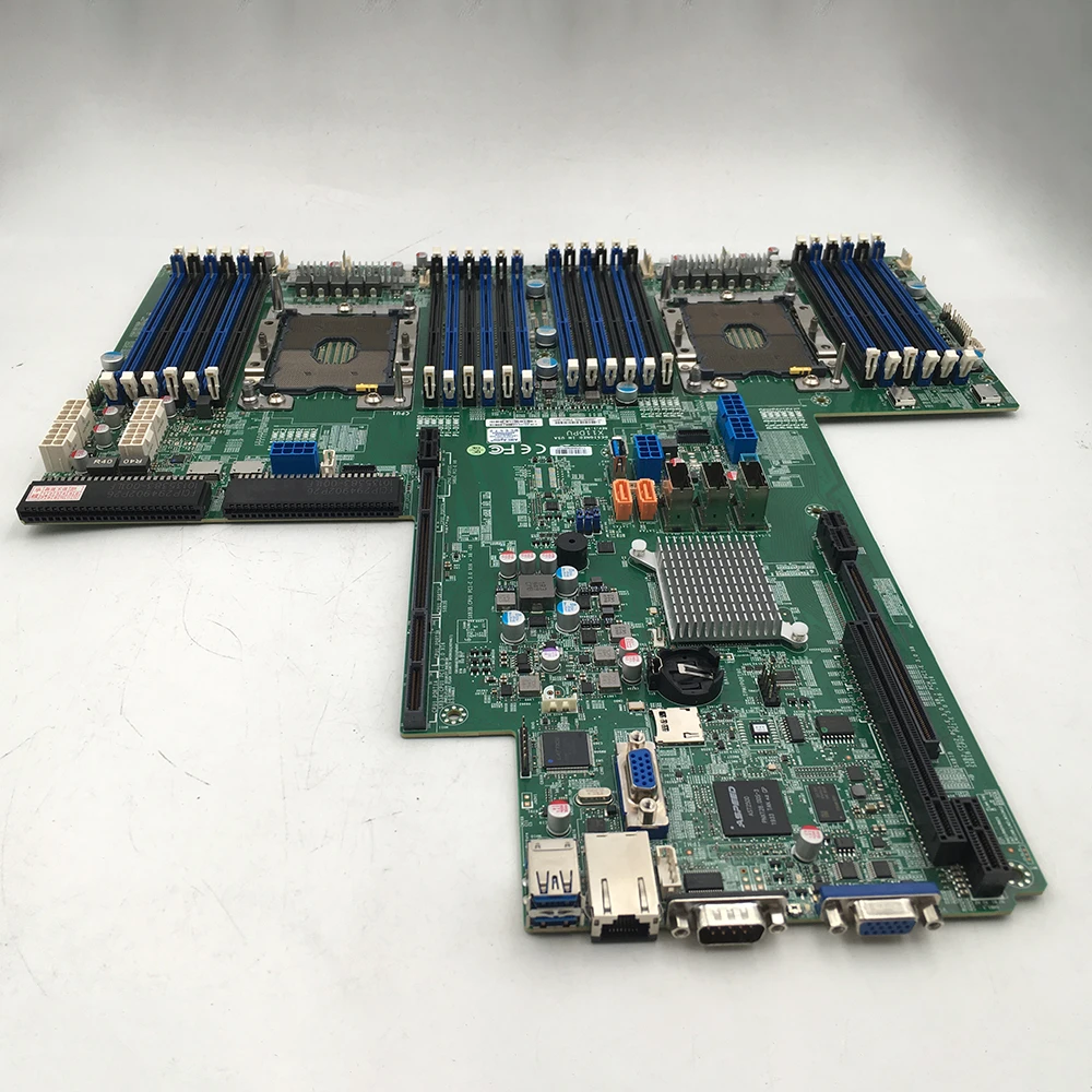 

X11DPU LGA-3647 DDR4 PCI-E 3.0 NVMe x4 Серверная материнская плата работает отлично