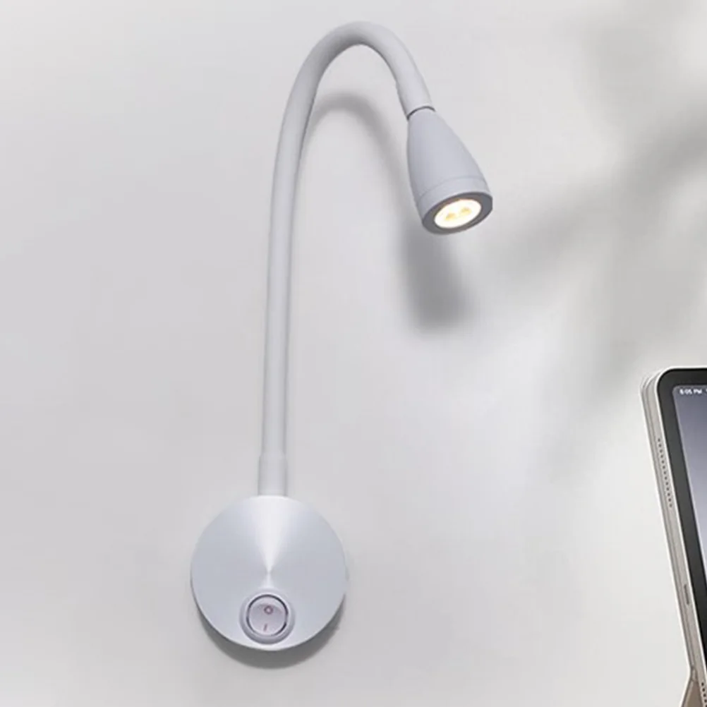 

Bedside Reading 3W Warm LED Wall Lamp Soft Hose Modern Bedroom Lights for Hotel Book Light For Reading In Bed Study Room