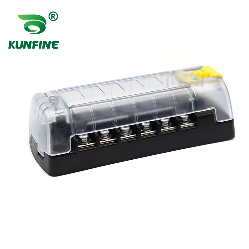 Fuse Box Holder 12 Way Max.100A Fuse Block PBT For Car Off-road RV Bus Yacht Boat