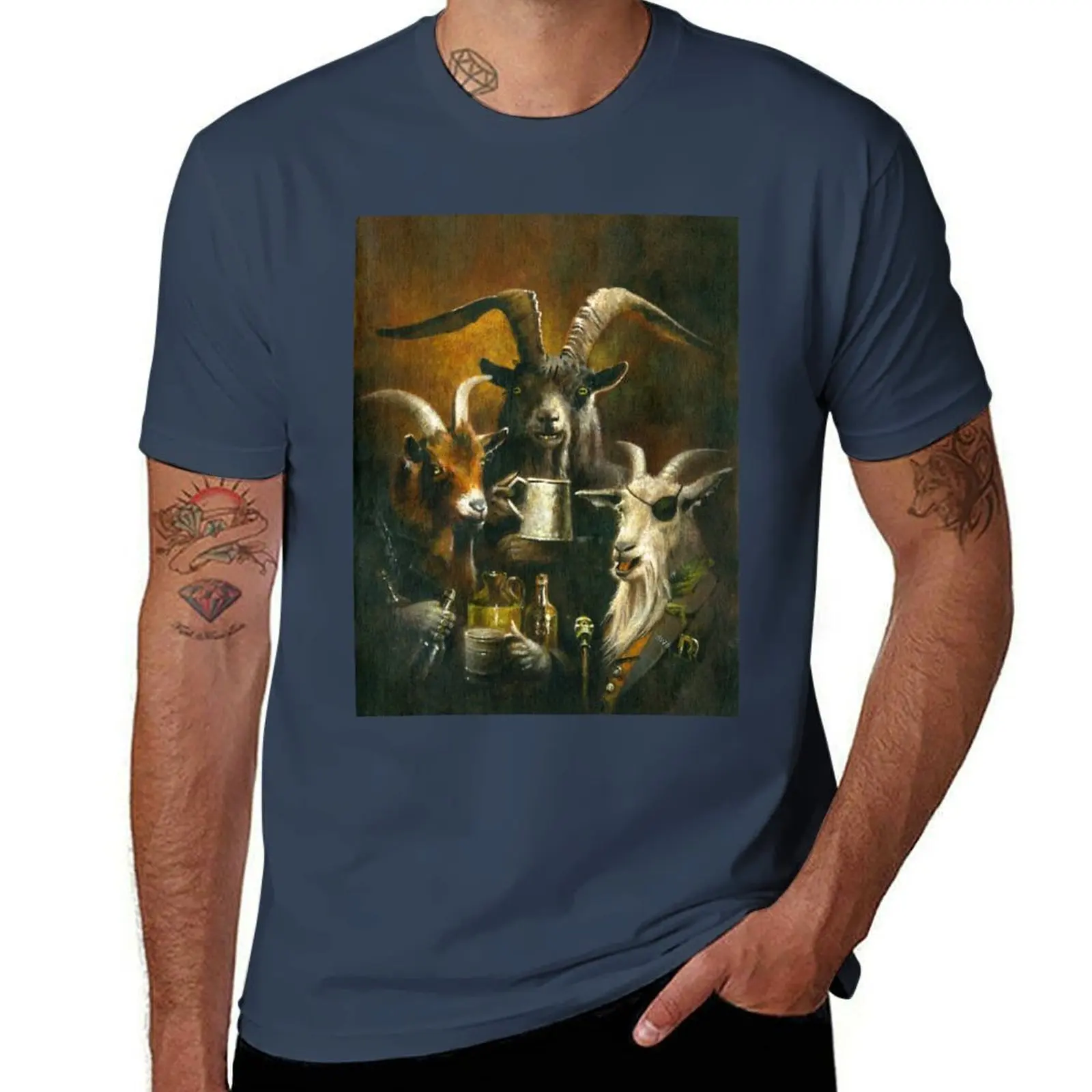 

The Three Billy Goats Rough T-Shirt Plus Size Basic Short Sleeve Top
