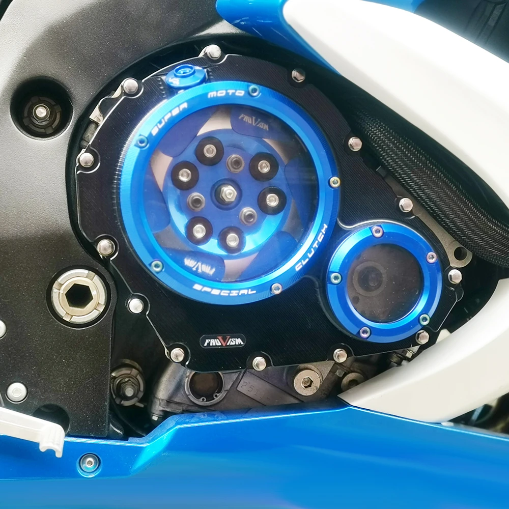 Clear Clutch Cover For Suzuki GSXR600 GSXR750 2006 - 2022 2017 2018 2019 2020 2021 / GSX-R600 GSX-R750 / GSX-R GSXR 600 750