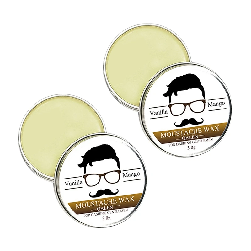 2X Lanthome Male Beard Wax Attractive Mustache Moustache Nourishing Beard Care Improve Messy Sparseness Cream 30G