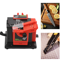 96W 230V Multifunctional Sharpening Machine 180-Mesh 15-50° Adjustable Electric Sharpener for Scissors Drill Bits Sharpening