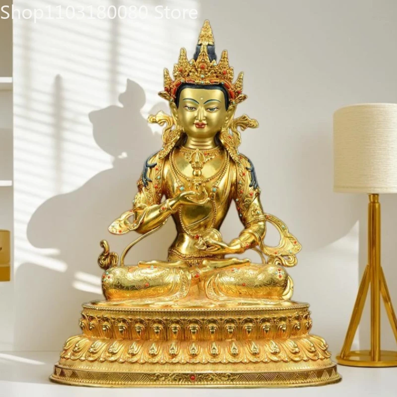 

Copper gilding vajrasattva mahasattva sculpture buddha statue,44cm,30cm