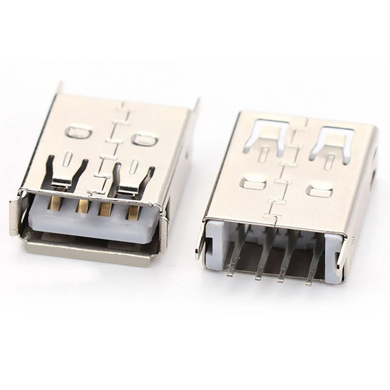 10 Stück USB 2.0 Buchsenstecker 10,0/13,0/13,7/15,0/17,5/19,6/20,5/24,5 MM Gerader Stecker Ladeanschluss AF180 ° für Elektronik – Detail 2