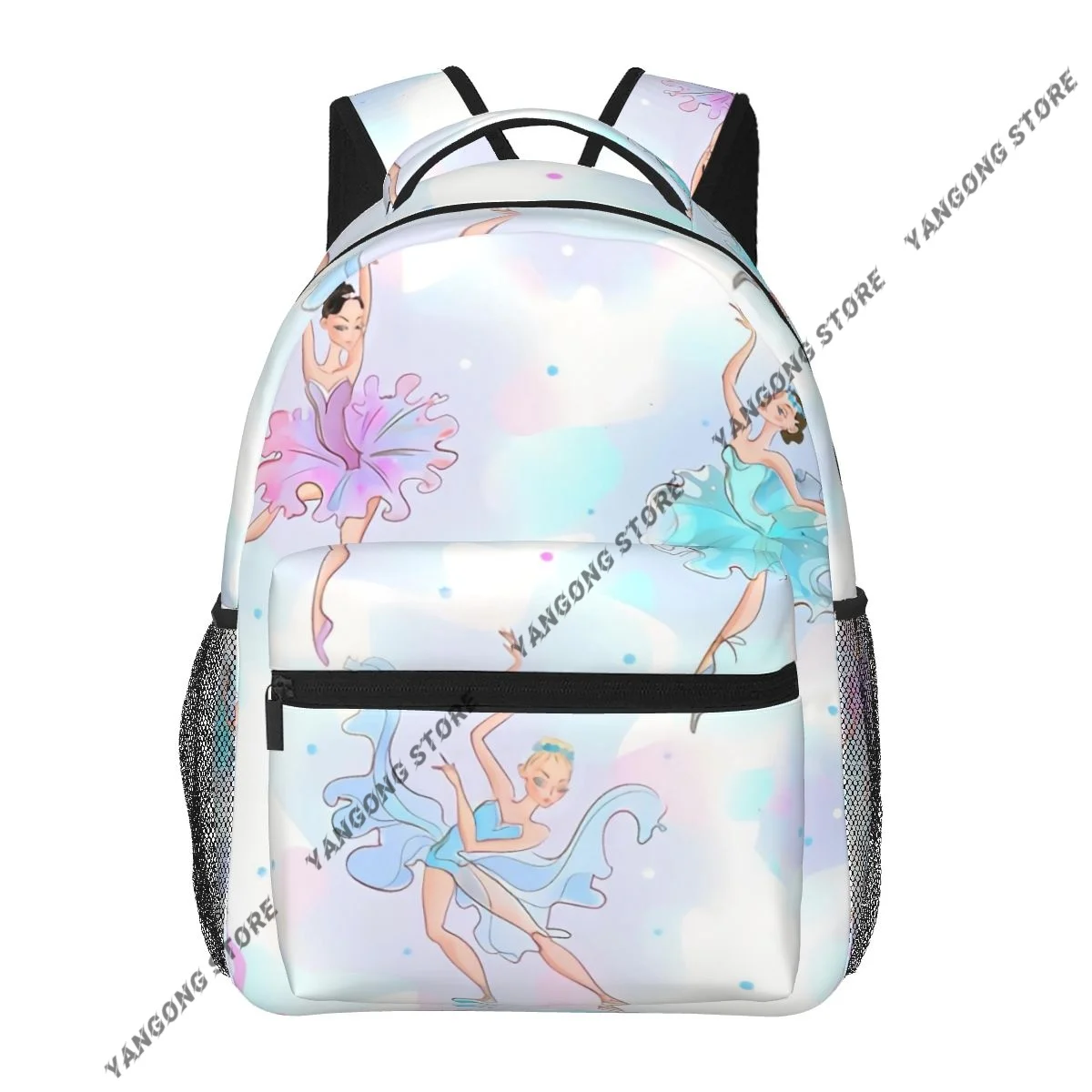 Unisex Ballerinas Princess Dance Female Travel Daypack Laptop Backpack Book Schoolbags Feminina School Casual Women Bag