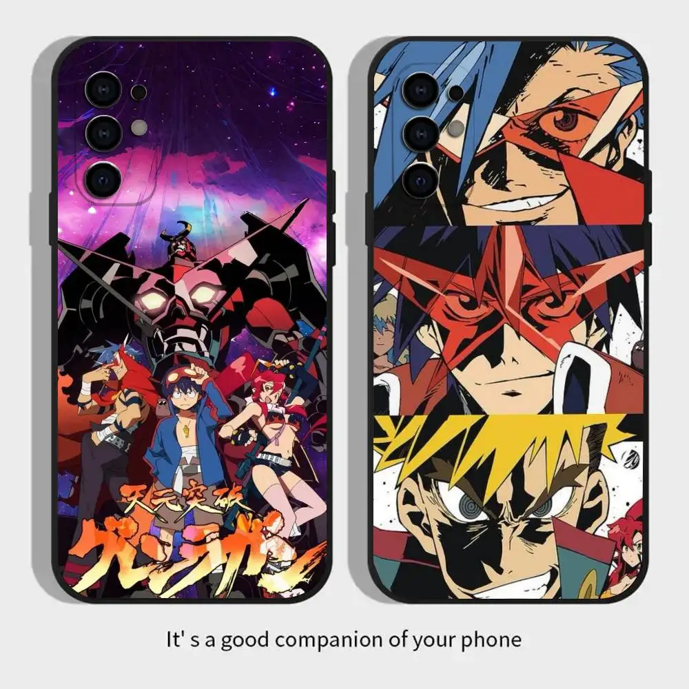 Gurren Lagann Shatterproof TPU Printed Phone Case For Samsung Galaxy S26/S25/24/23/22/30/21/10/9,Ultra,Plus