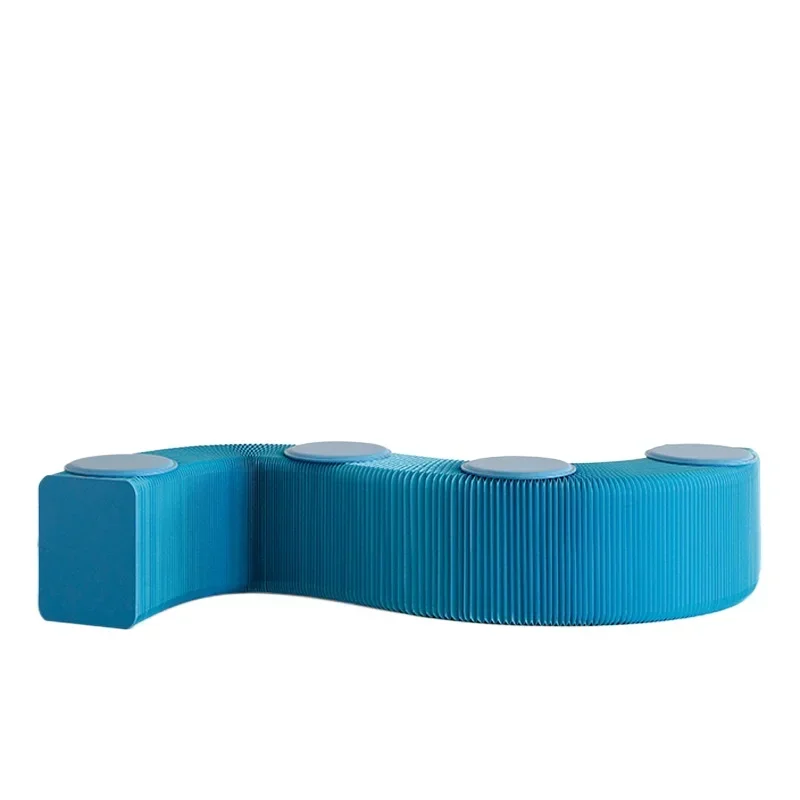Kraft paper stool multi-person lazy sofa stool