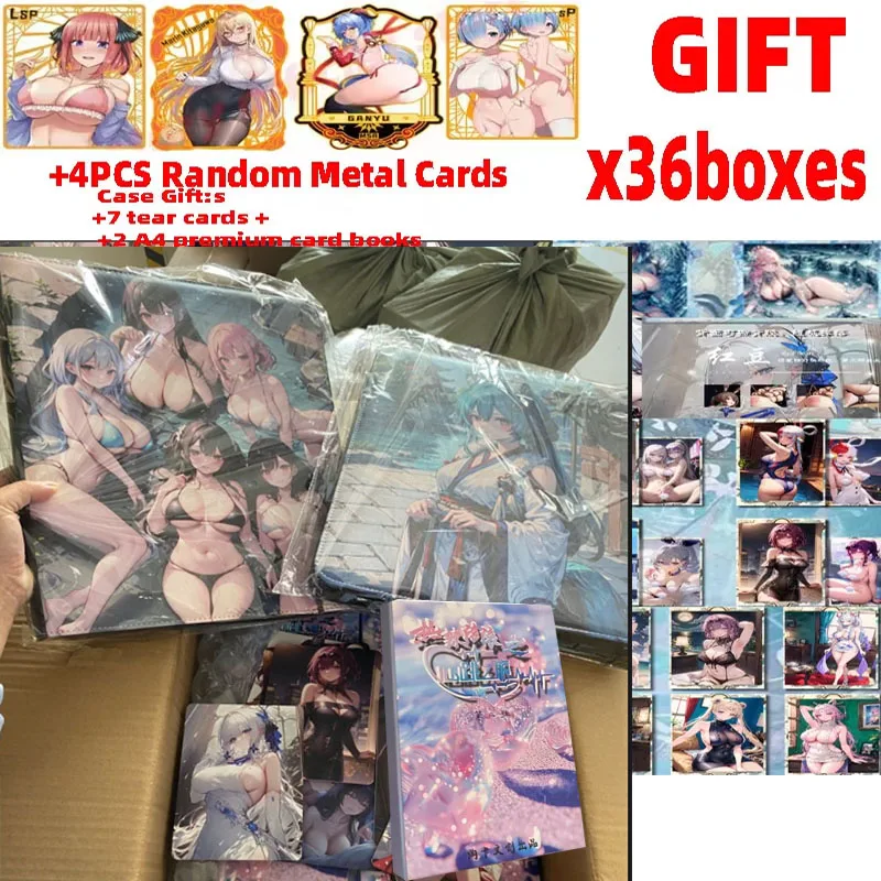 

Wholesale 18boxes Goddess Story Cards Hot And Spicy 2 series Heartbeat journey Sexy Girl Waifu Booster Box Tcg Hobbies Gift