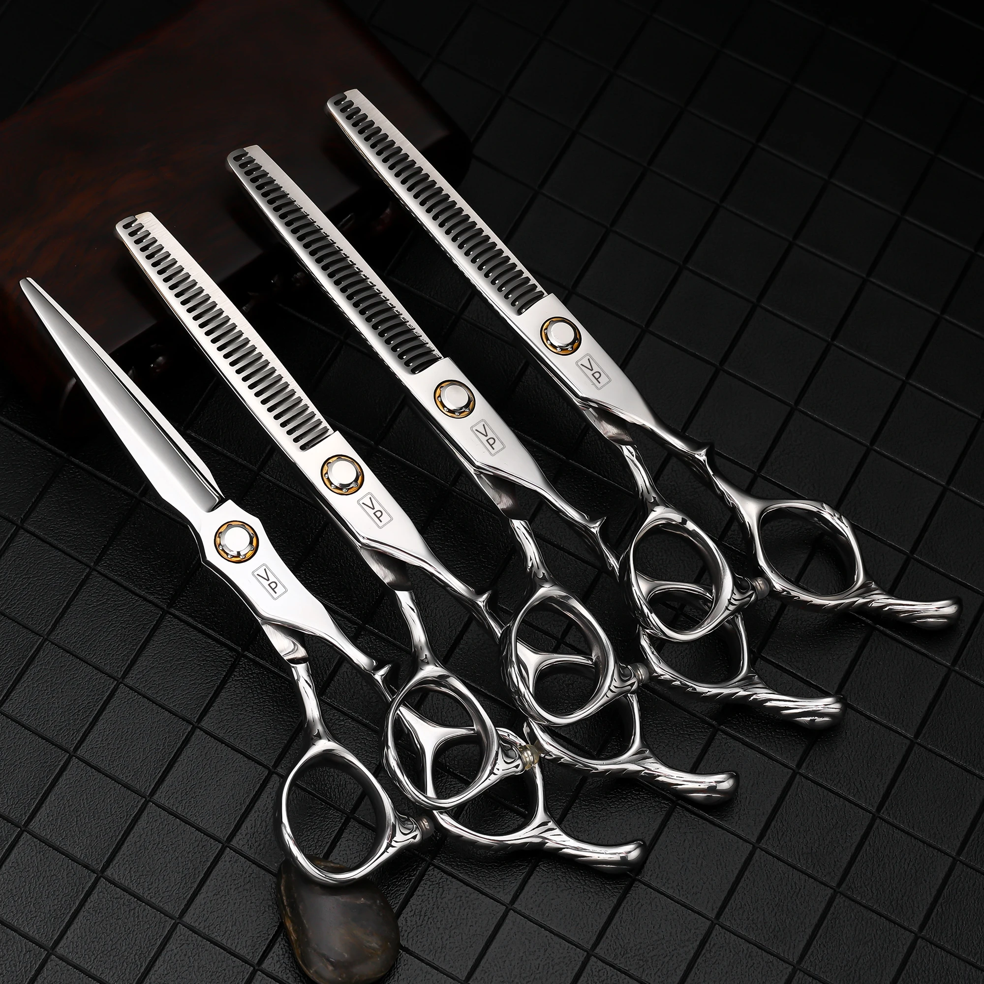 VP Hairdressing Scissors Professional Hairdresser Cutting Hair Set Thinning Haircut Tools 6.0 Inch Scissors Accessories Barber