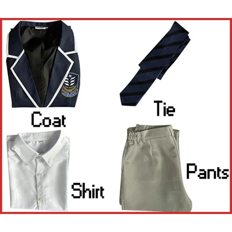 Anime Blue Lock Jersey Cos Uniforme scolastica Isagi Yoichi Costume cosplay6;d'3,h'7.b;