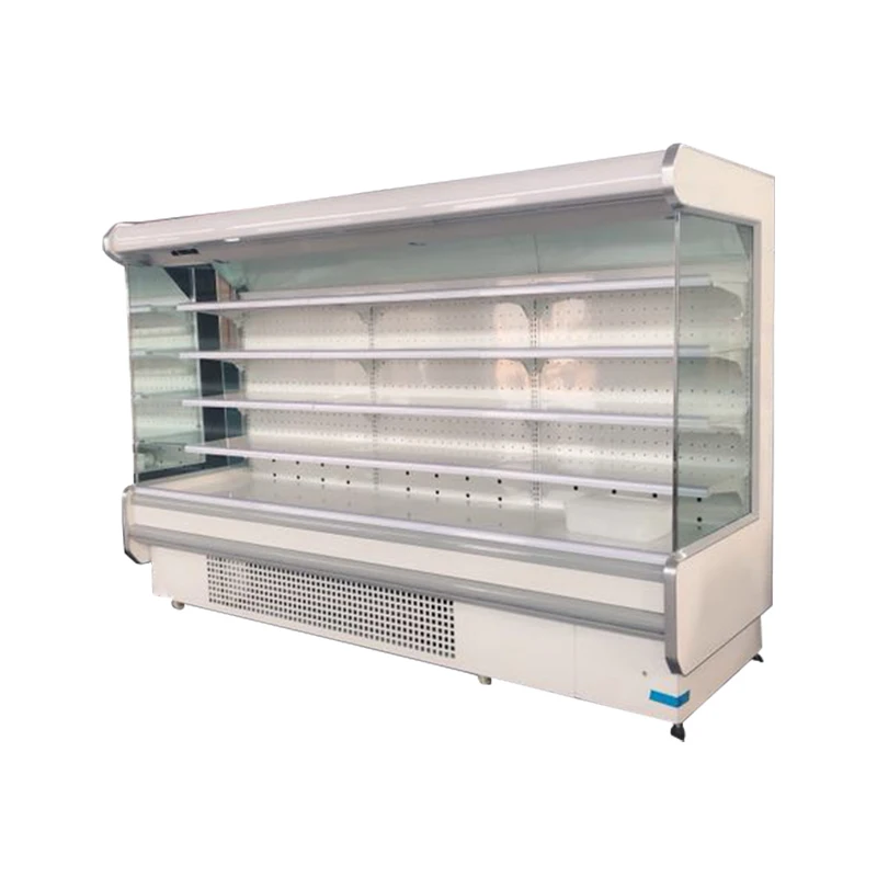 Commercial Supermarket Fruit Store Refrigerated Display Cabinet Air Curtain Cabinet Fresh-Keeping Fruit Spicy Hot Order Cabinet