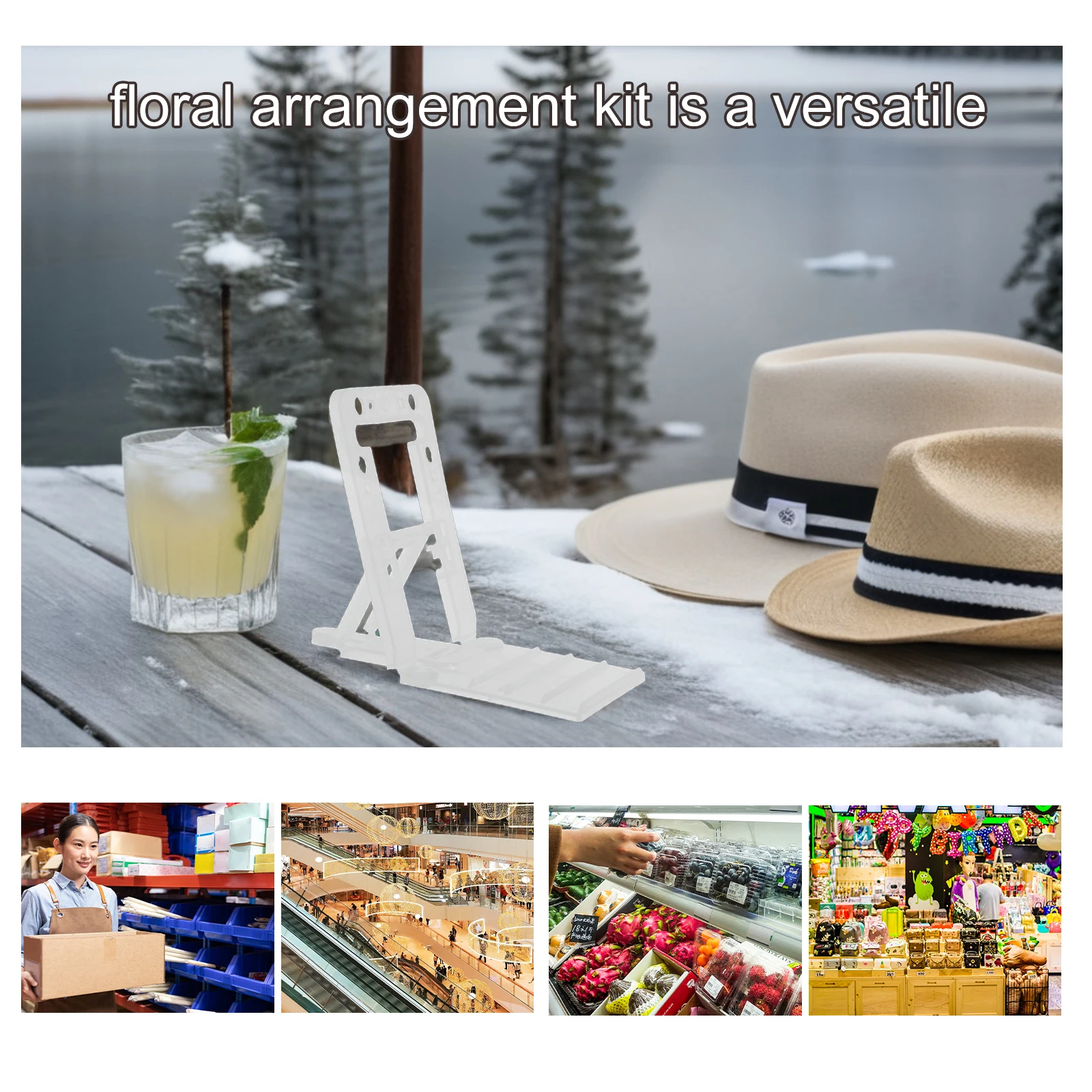 5pcs Rack Support Bracket Display Shelf Compatible Floating Shelves Book Bar Bottle L Shape Stability Versatile