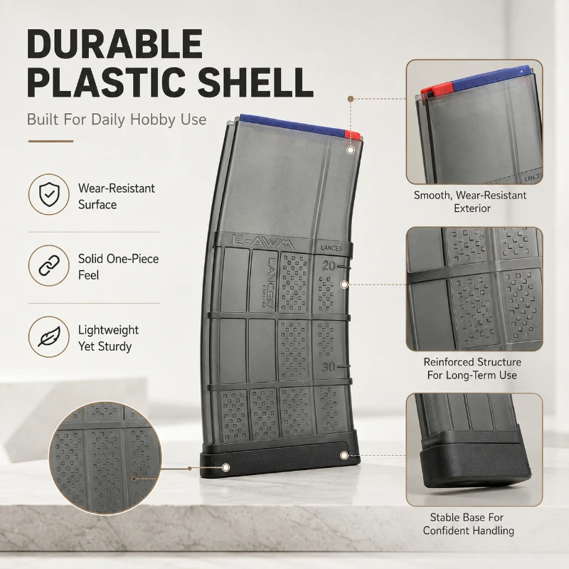 High Adaptability Plastic Loading Case Textured Side Surface Multiple Style Versions Hobby Model Spare Storage Parts