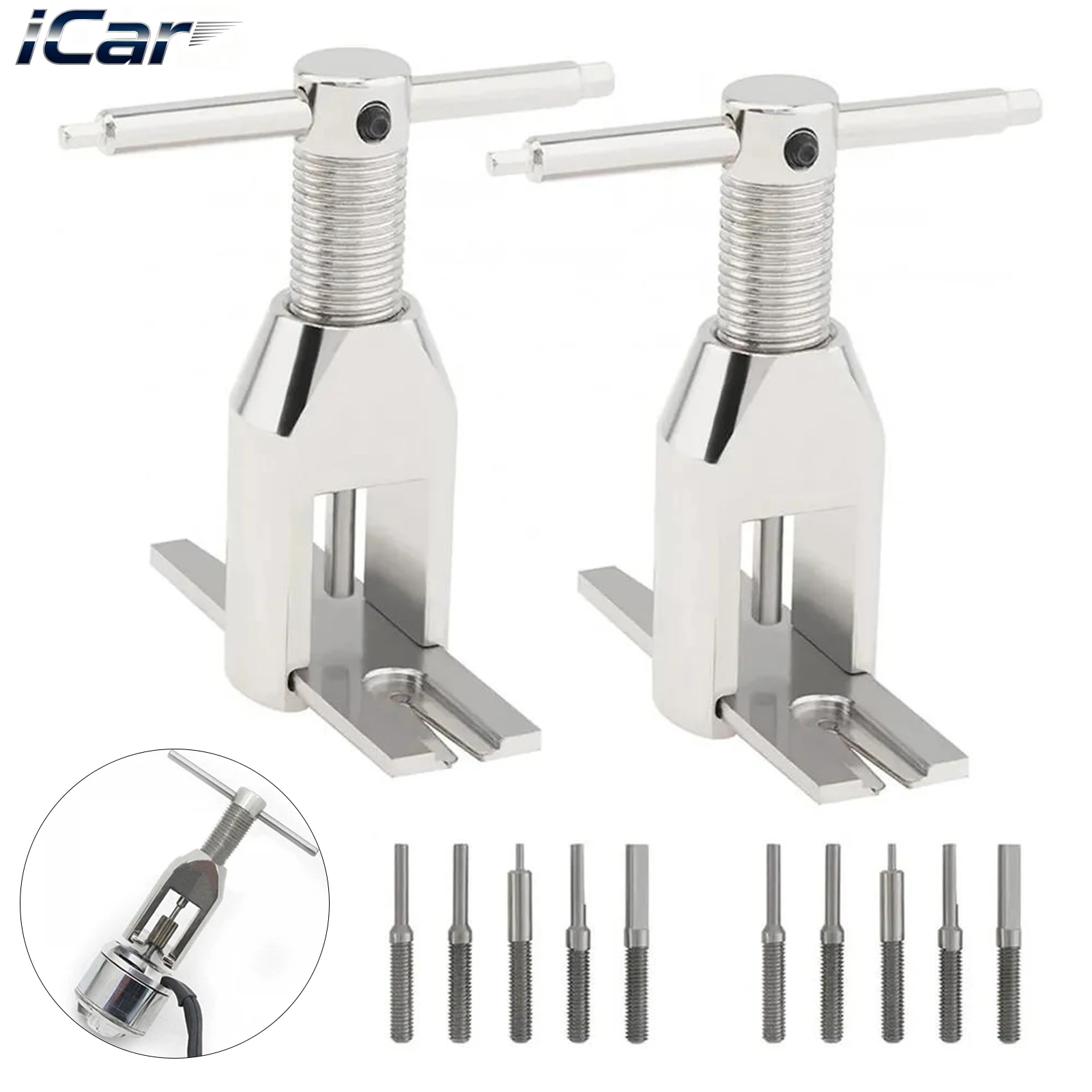 

2pcs RC Motor Pinion Gear Puller Professional Tool Universal Motor Pinion Gear Puller Remover for RC Motors Upgrade Accessory
